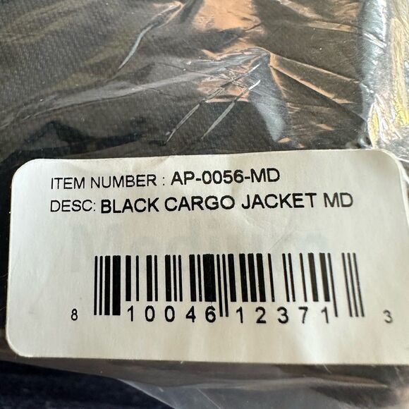 NWT HSTRY By NAS Men’s Black & Paisley Duck Canvas Denim Jacket - Size M - Picture 6 of 11